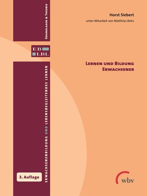 cover image of Lernen und Bildung Erwachsener